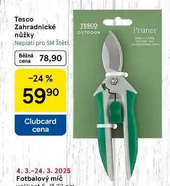 Tesco Zahradnické Tesco nůžky nabídka