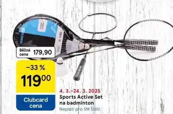 Tesco Sports Active Set na badminton nabídka