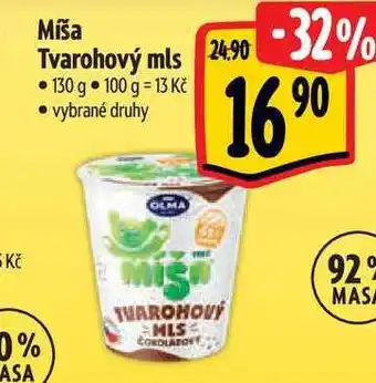 Albert Míša Tvarohový mls 130 g nabídka