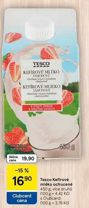 Tesco Tesco Kefírové mléko ochucené, 450 g. více druhů nabídka