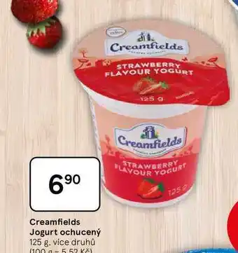 Tesco Creamfields Jogurt ochucený, 125 g. více druhů nabídka