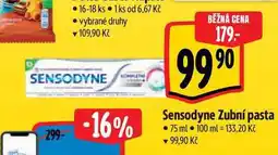 Albert Sensodyne Zubní pasta 75 ml nabídka