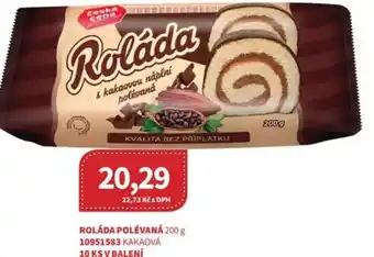 Kubík potraviny Roláda polévaná nabídka