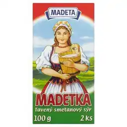 Tesco Madeta Madetka tavený smetanový sýr 100g nabídka