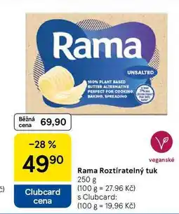 Tesco Rama Roztíratelný tuk, 250 g nabídka