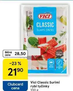 Tesco Vici Classic Surimi rybí tyčinky, 100 g nabídka