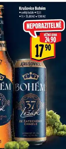 Albert Krušovice Bohém 0,5 l nabídka