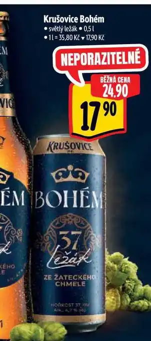 Albert Krušovice Bohém 0,5 l nabídka