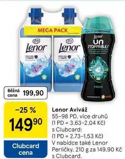 Tesco Lenor Aviváž, 55-98 PD, více druhů nabídka