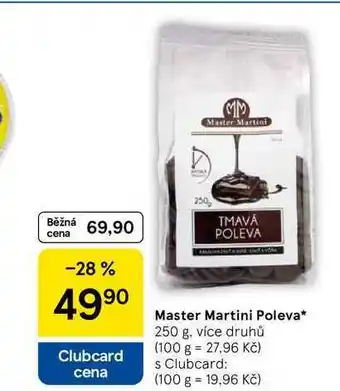 Tesco Master Martini Poleva, 250 g, více druhů nabídka