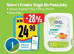 Albert Nature's Promise Veggie Bio Pomazánky 125 g nabídka