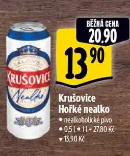 Albert Krušovice Hořké nealko 0,5 l nabídka