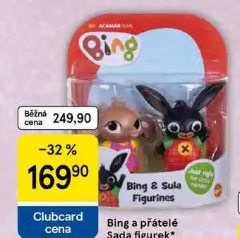 Tesco Bing & Sula Sada figurek nabídka