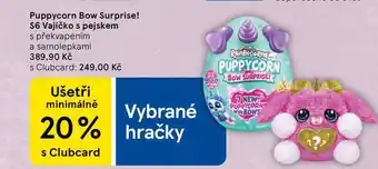 Tesco Puppycorn Bow Surprise! S6 Vajíčko s pejskem s překvapením a samolepkami nabídka