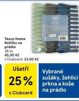 Tesco Tesco Home Kolíčky na prádlo, 36 ks nabídka