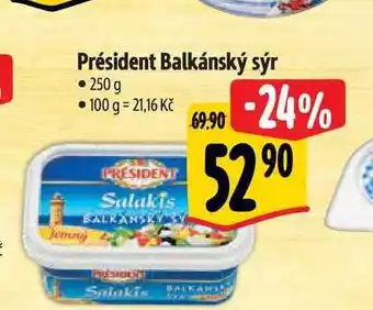 Albert Président Balkánský sýr 250 g nabídka