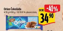 Albert Orion Čokoláda 90 g nabídka