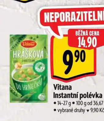 Albert Vitana Instantní polévka 14-27 g nabídka