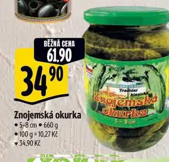 Albert Znojemská okurka 5-8 cm 660 g nabídka