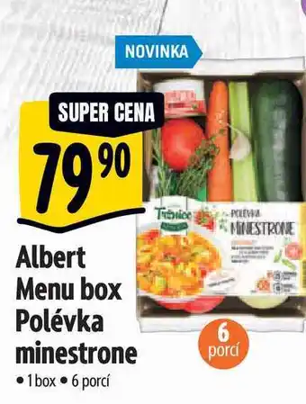 Albert Albert Menu box Polévka minestrone 1 box nabídka