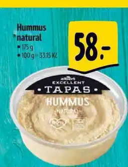 Albert Hummus natural 175 g nabídka