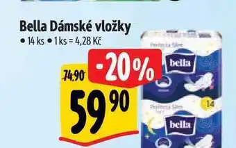 Albert Bella Dámské vložky 14 ks nabídka