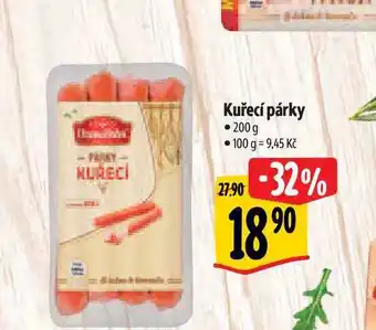 Albert Kuřecí párky 200 g nabídka