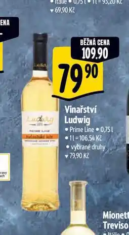 Albert Vinařství Ludwig Prime Line 0,75 l nabídka