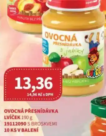 Kubík potraviny Ovocná přesnídávka lvíček nabídka