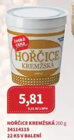 Kubík potraviny Hořčice kremžská nabídka