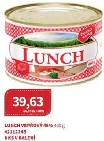 Kubík potraviny Lunch vepřový 45% nabídka