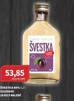 Kubík potraviny ŠVESTKA 40% nabídka