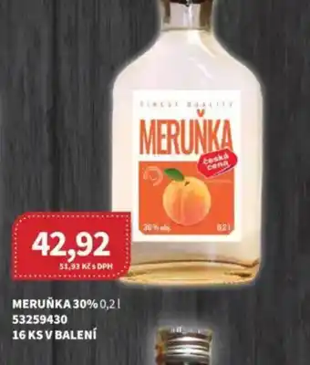 Kubík potraviny MERUŇKA 30% nabídka