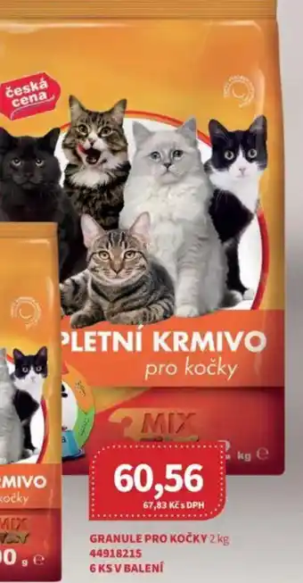 Kubík potraviny Granule pro kočky nabídka