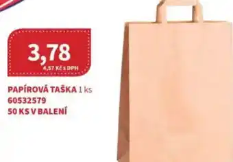 Kubík potraviny Papírová taška nabídka