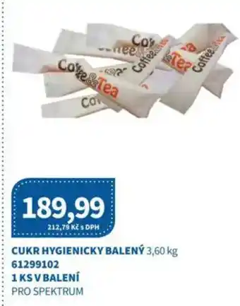 Kubík potraviny Cukr hygienicky balený nabídka