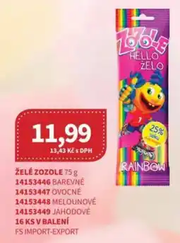 Kubík potraviny Želé zozole nabídka