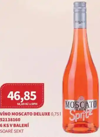 Kubík potraviny Víno moscato deluxe nabídka