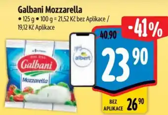 Albert Galbani Mozzarella nabídka