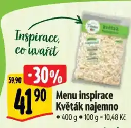 Albert Menu inspirace Květák najemno nabídka