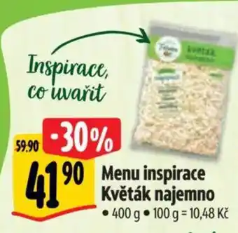 Albert Menu inspirace Květák najemno nabídka