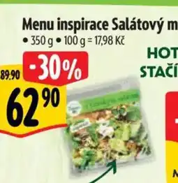 Albert Menu inspirace Salátový mix Caesar nabídka