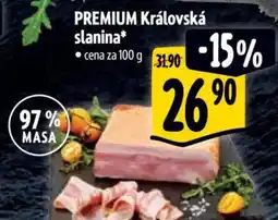 Albert PREMIUM Královská slanina nabídka