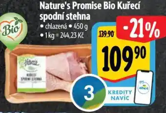 Albert Nature's Promise Bio Kuřecí spodní stehna nabídka