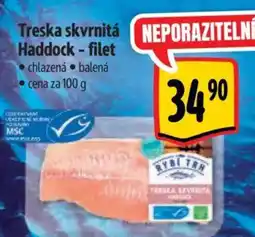 Albert Treska skvrnitá Haddock - filet nabídka