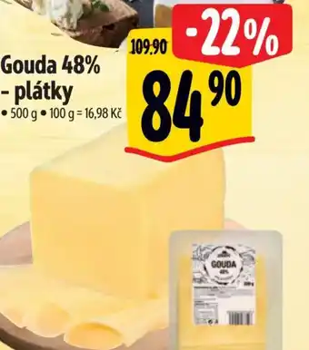 Albert Gouda 48% plátky nabídka