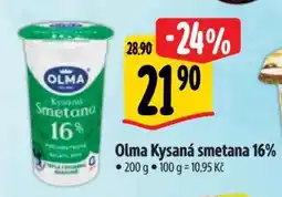 Albert Olma Kysaná smetana 16% nabídka