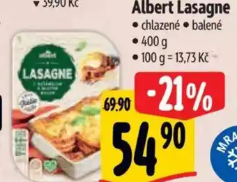 Albert Albert Lasagne nabídka