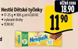 Albert Nestlé Dětské tyčinky nabídka