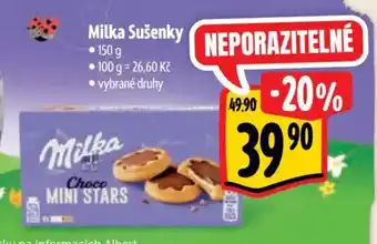 Albert Milka Sušenky nabídka